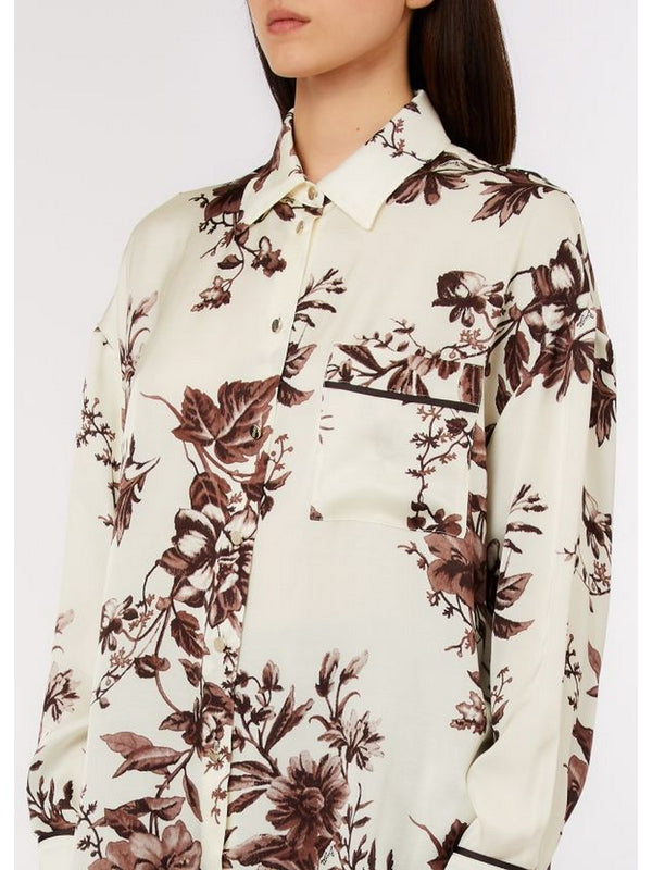 Liu jo Camicia Choco ramage CA6366 TS061-P9654