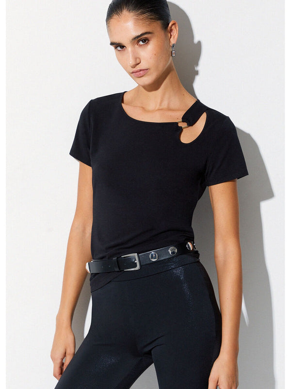 Liu jo T-shirt Nero TA6098 JS005-22222