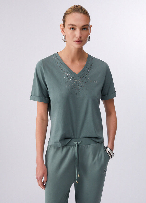 Liu jo T-shirt Military TA6119 JS923-76009