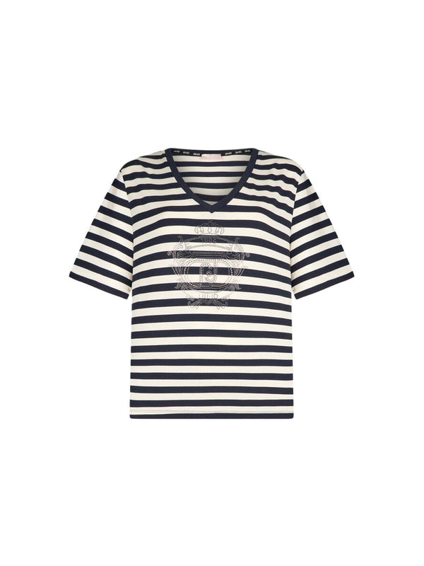 Liu jo T-shirt Wh.milk/nt.blue sky TA6206 JS005-C3882
