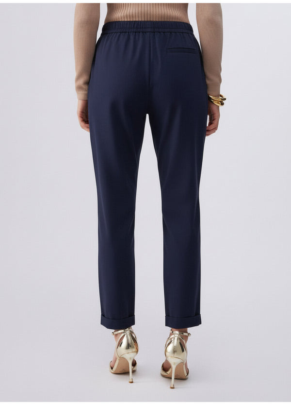Liu jo Pantaloni slim fit con risvolto Night blu sky TA6255 TS922-93924