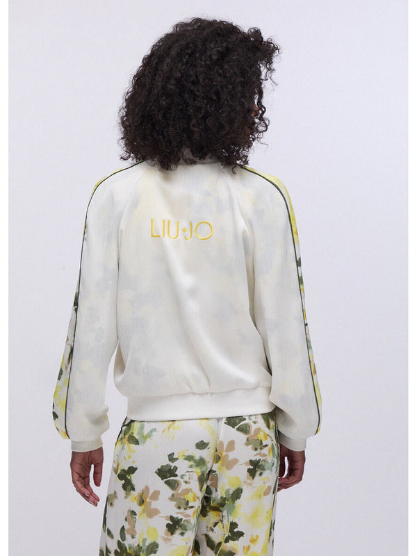 Liu jo Giacca in raso stampato Green shades/wh.milk TA6256 T358A-P9217