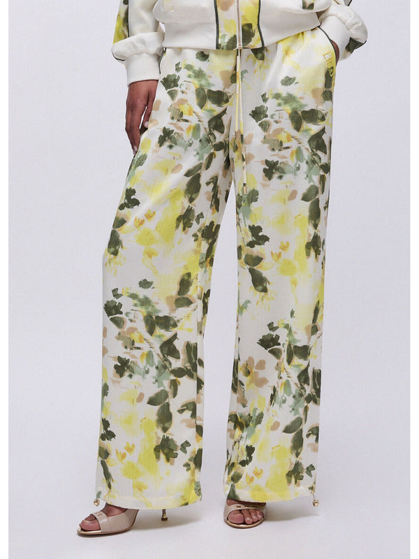 Liu jo Pantalone tessuto Green shades/wh.milk TA6257 T358A-P9217