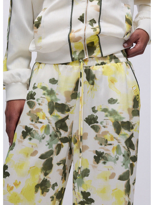 Liu jo Pantalone tessuto Green shades/wh.milk TA6257 T358A-P9217