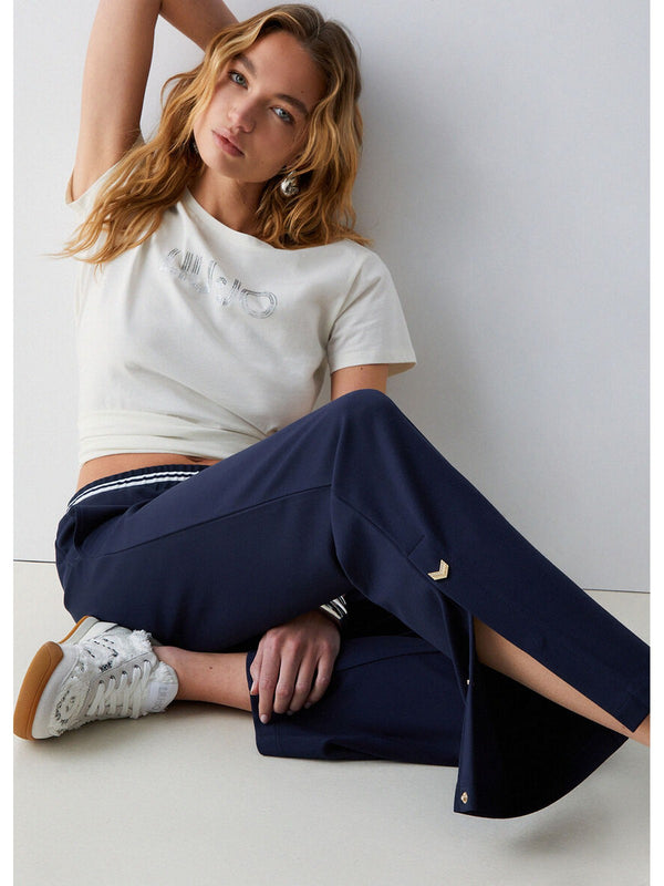 Liu jo Pantalone tessuto Night blu sky TA6280 J5942-93924
