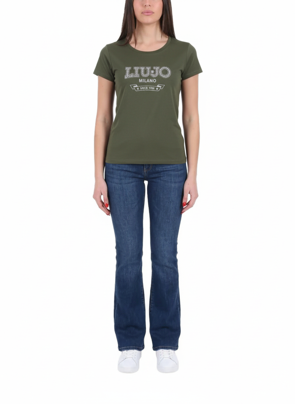 Liu jo T-shirt Military/LiuJo TA6285 JS923-P9305