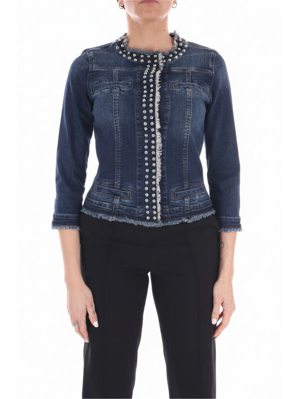 Liu jo Giubbotto Den.Blue tasch.logo UA6033 D4128-78409