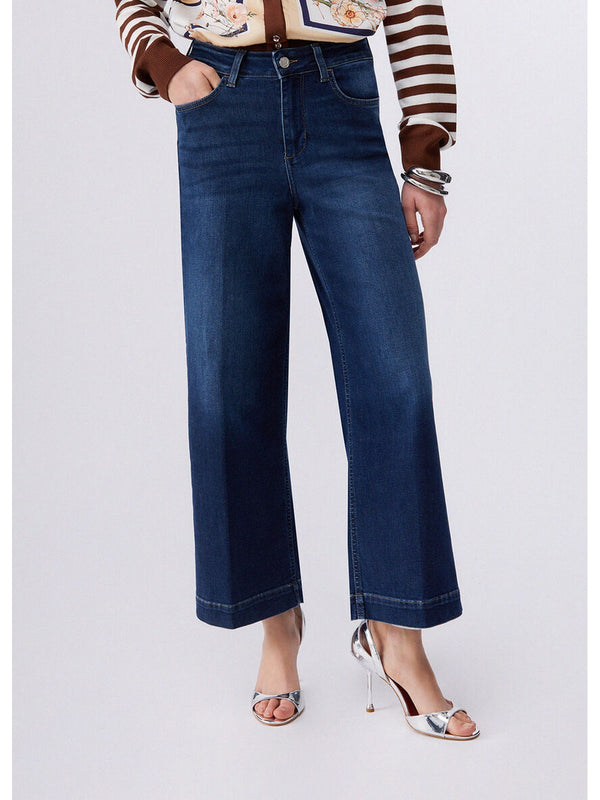 Liu jo Jeans flare con strass UA6078 D0305-78966