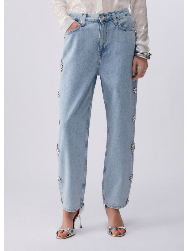 Liu jo Pantalone denim Den.Blue stbl record UA6196 D4854-79019