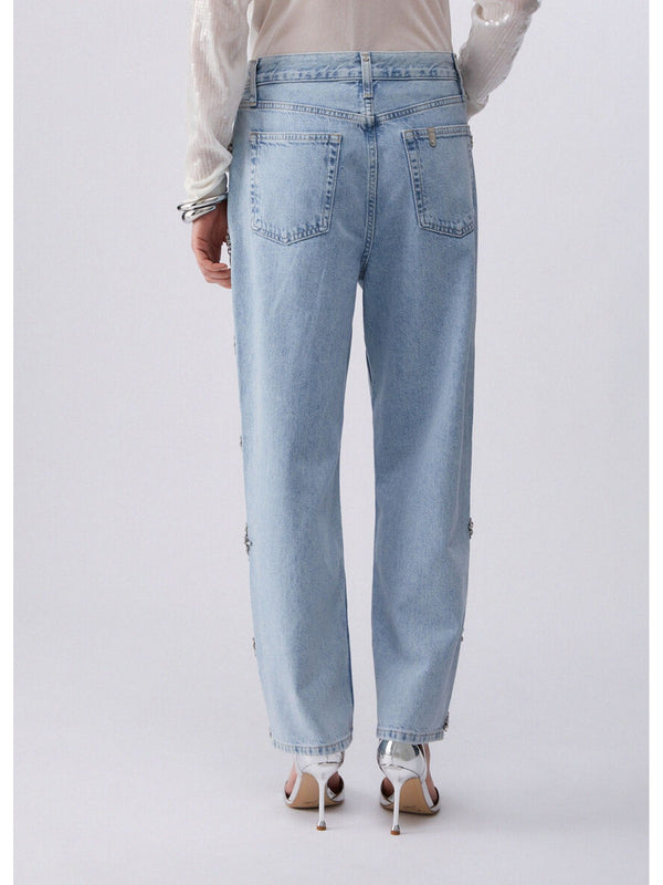 Liu jo Pantalone denim Den.Blue stbl record UA6196 D4854-79019