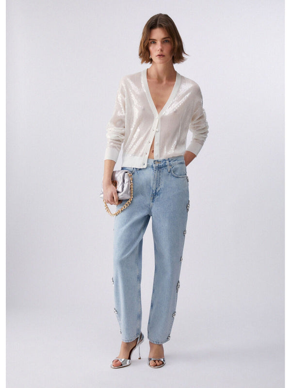Liu jo Pantalone denim Den.Blue stbl record UA6196 D4854-79019