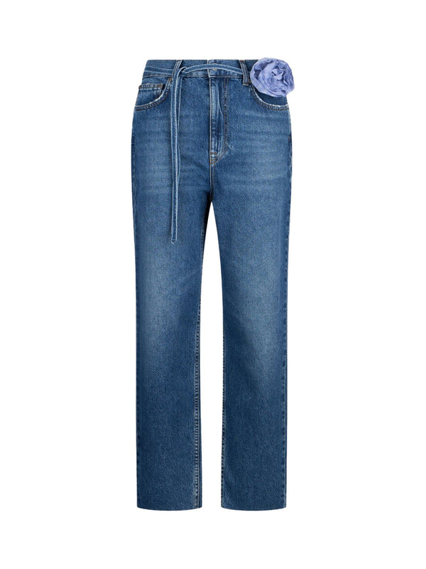 Liu jo Pantalone denim Den.Blue dk.stripes UA6249 D0244-79022