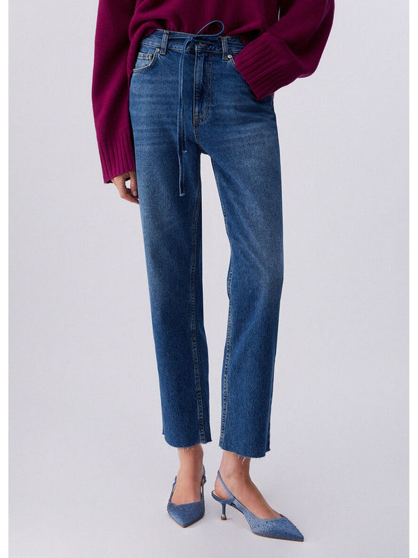 Liu jo Pantalone denim Den.Blue dk.stripes UA6249 D0244-79022