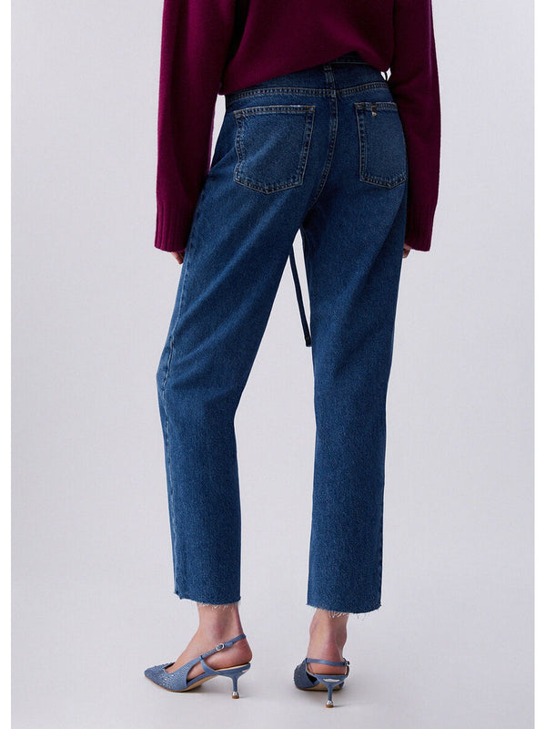 Liu jo Pantalone denim Den.Blue dk.stripes UA6249 D0244-79022