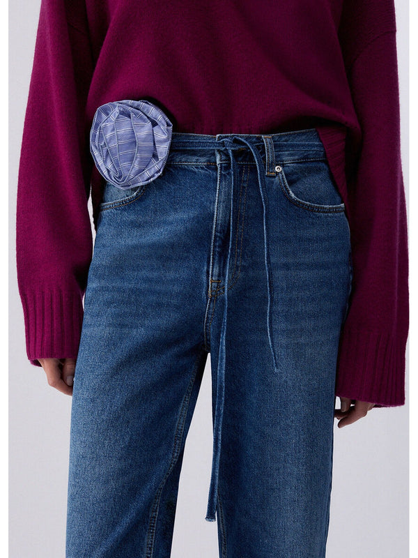 Liu jo Pantalone denim Den.Blue dk.stripes UA6249 D0244-79022