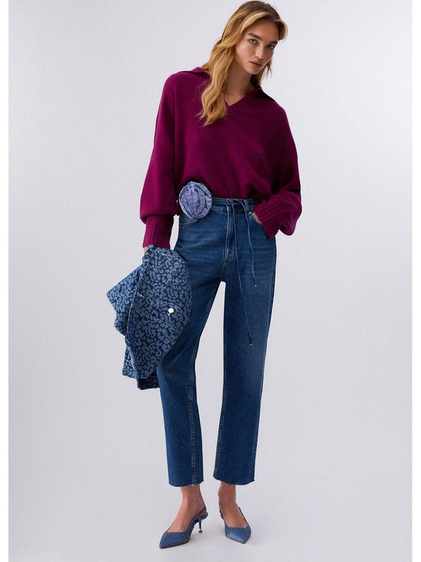 Liu jo Pantalone denim Den.Blue dk.stripes UA6249 D0244-79022