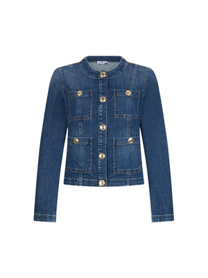 Liu jo Giubbotto Den.Blue dk.buttons UA6260 D0275-78988