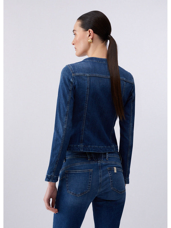 Liu jo Giubbotto Den.Blue dk.buttons UA6260 D0275-78988