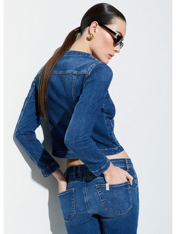 Liu jo Giubbotto Den.Blue dk.buttons UA6260 D0275-78988