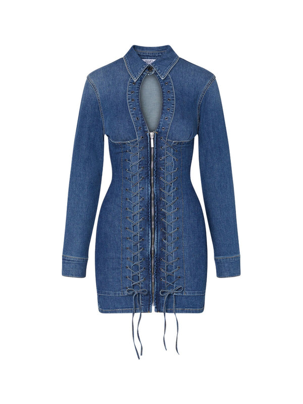 Liu jo Abito Den.md.Blue intrecci UA6508 D0399-79157