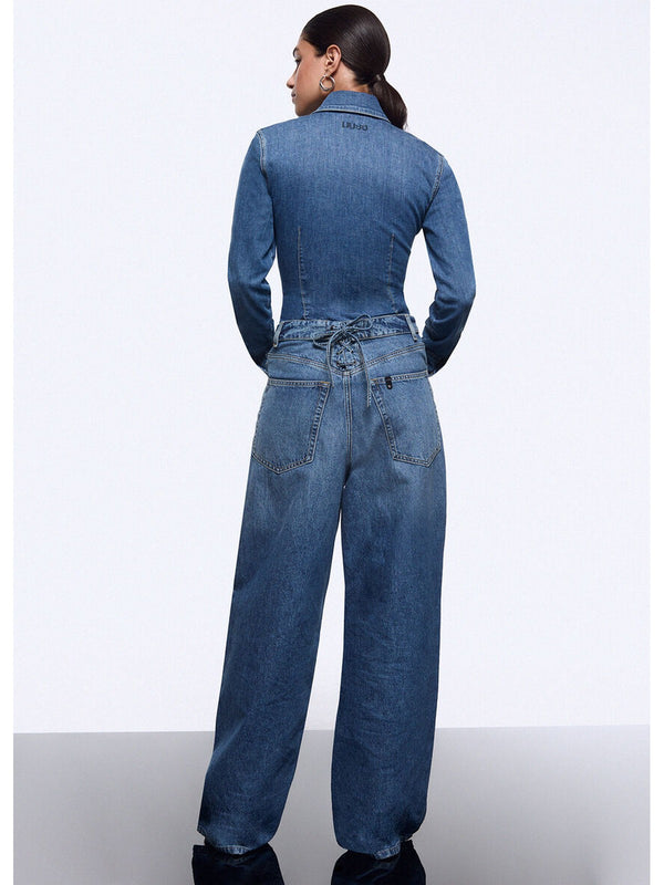 Liu jo Pantalone denim Den.md.Blue intrecci UA6510 D0400-79157