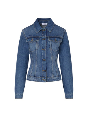 Liu jo Giubbotto Den.md.Blue intrecci UA6511 D0400-79157