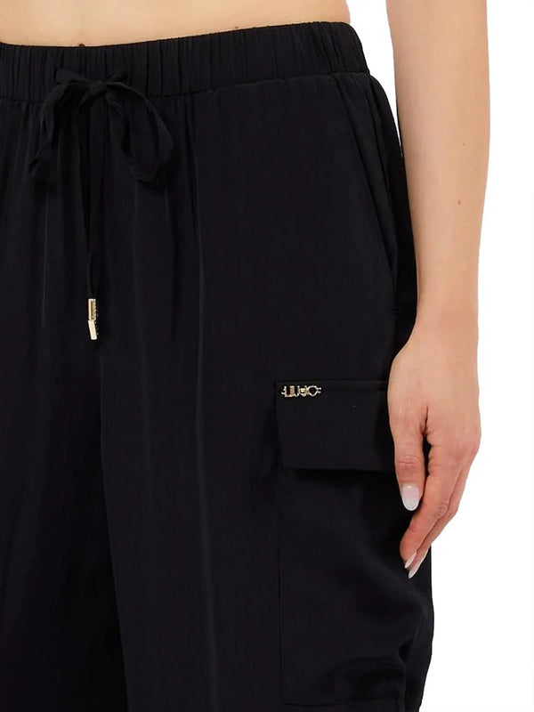 Liu jo Pantalone tessuto Nero VA6034 T2920-22222