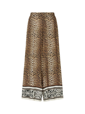 Liu jo Pantalone tessuto Animalier VA6052 TS123-V9789