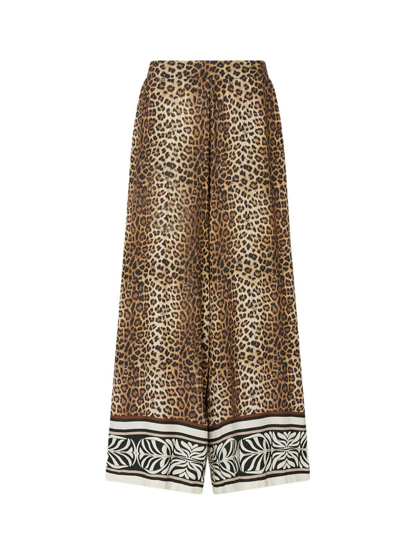 Liu jo Pantalone tessuto Animalier VA6052 TS123-V9789
