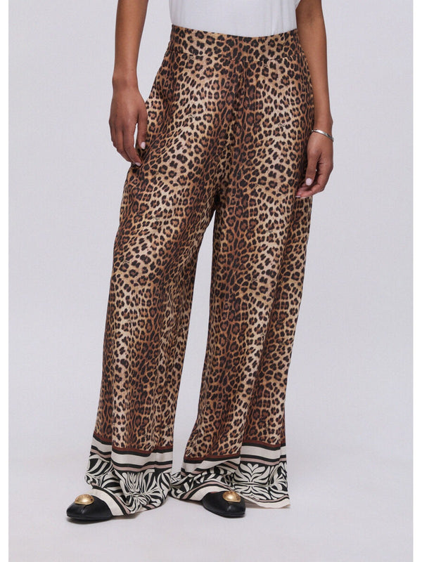 Liu jo Pantalone tessuto Animalier VA6052 TS123-V9789