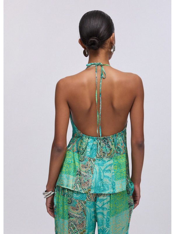 Liu jo Top/Canotta Cachem.water green VA6115 TS124-P9269