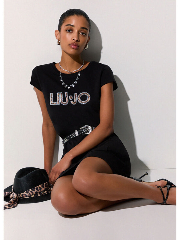 Liu jo T-shirt Nero VA6167 J3888-22222