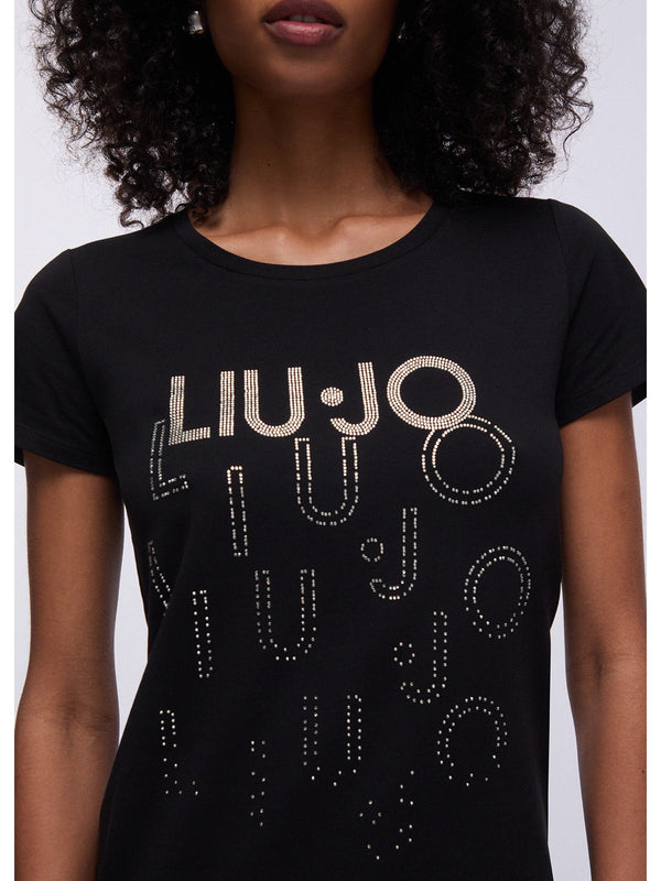 Liu jo T-shirt Nero/degrade VA6171 JS003-T9503