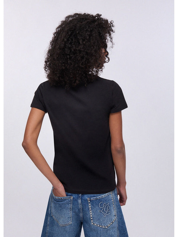 Liu jo T-shirt Nero/degrade VA6171 JS003-T9503