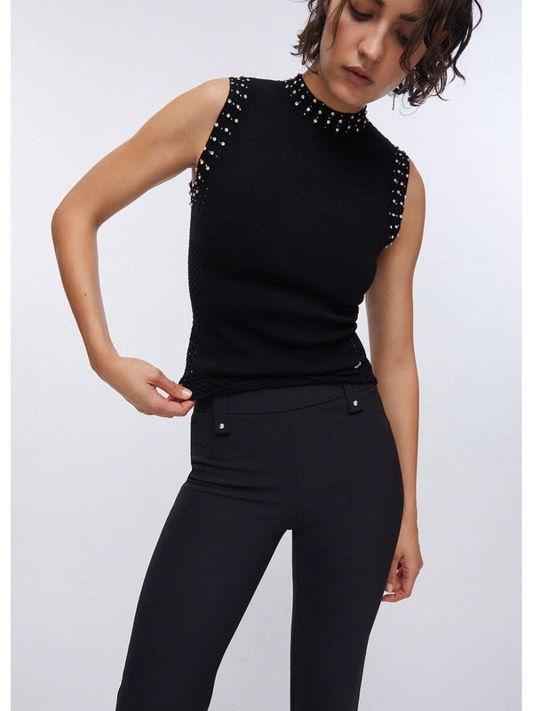 Liu jo Pantalone tessuto Nero WA6120 T2527-22222