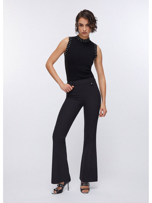 Liu jo Pantalone tessuto Nero WA6120 T2527-22222