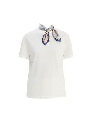 Liu jo T-shirt Bco/lt.blu botanic WA6189 J6308-P9555