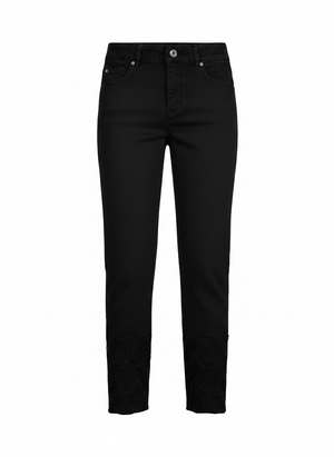 Liu jo Pantalone tessuto Nero ric.flowers WA6260 T367A-P9254