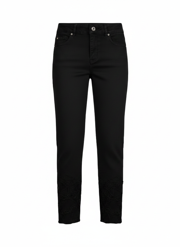 Liu jo Pantalone tessuto Nero ric.flowers WA6260 T367A-P9254