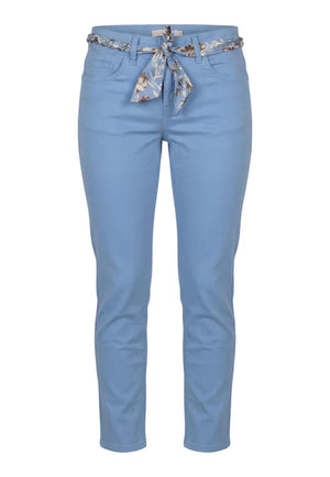 Liu jo Pantalone tessuto Brig.blue wave flowe WA6260 T367A-P9258