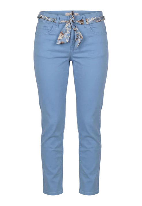 Liu jo Pantalone tessuto Brig.blue wave flowe WA6260 T367A-P9258