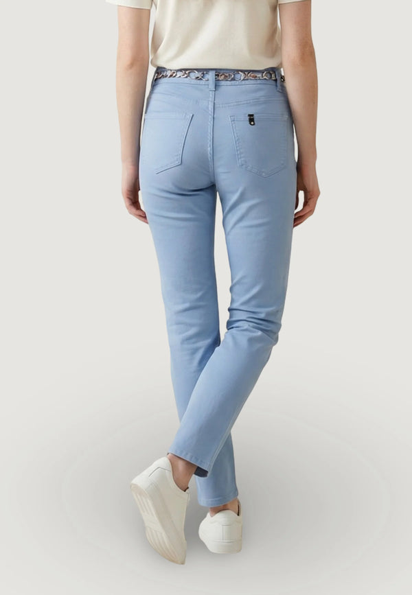 Liu jo Pantalone tessuto Brig.blue wave flowe WA6260 T367A-P9258