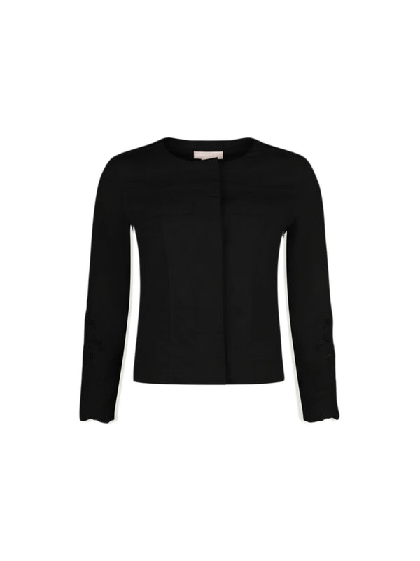 Liu jo Giubbotto Nero ric.flowers WA6262 T367A-P9254