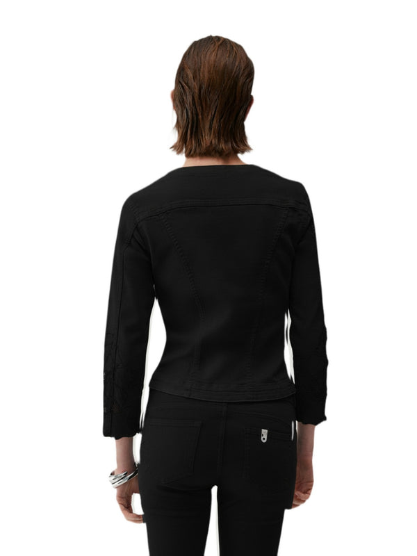 Liu jo Giubbotto Nero ric.flowers WA6262 T367A-P9254