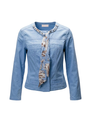 Liu jo Giubbotto Brig.blue wave flowe WA6262 T367A-P9258