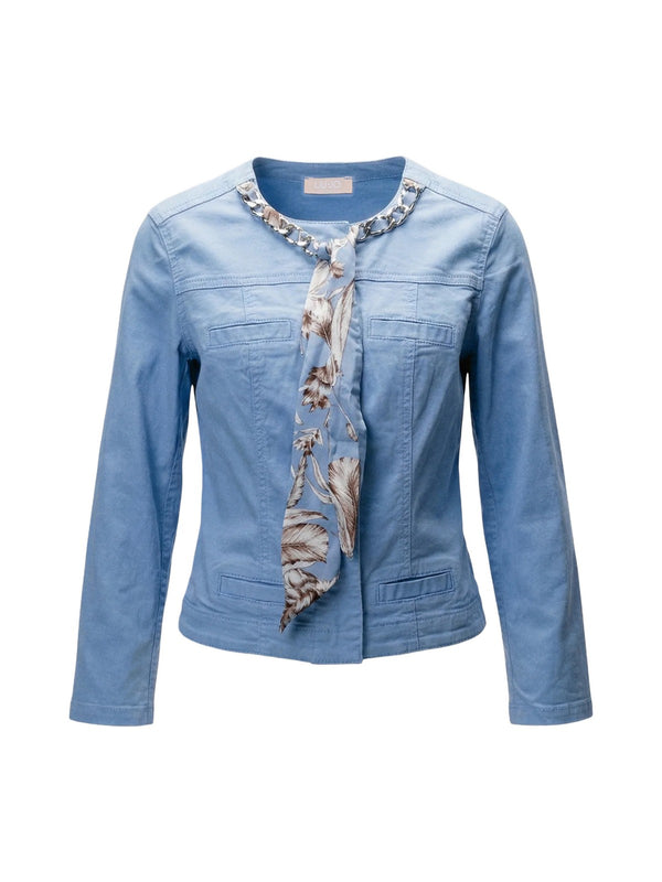 Liu jo Giubbotto Brig.blue wave flowe WA6262 T367A-P9258
