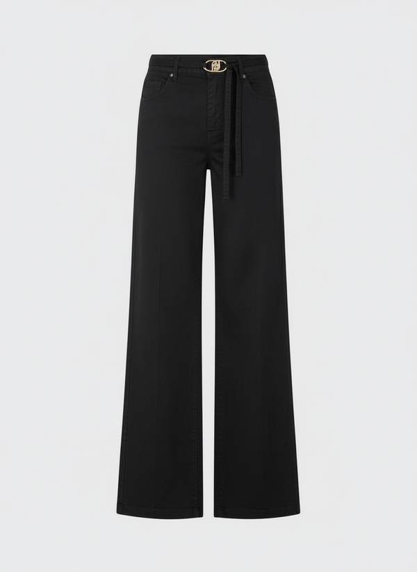 Liu jo Pantalone tessuto Nero WA6274 T9257-22222