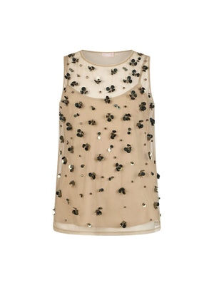 Liu jo Top/Canotta Dk.olive embroiderie WA6310 J3860-P9240