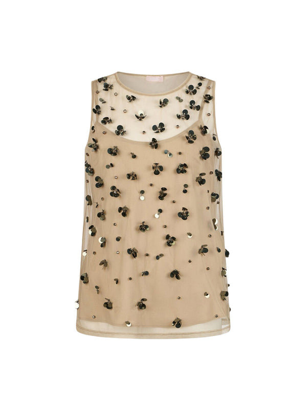 Liu jo Top/Canotta Dk.olive embroiderie WA6310 J3860-P9240