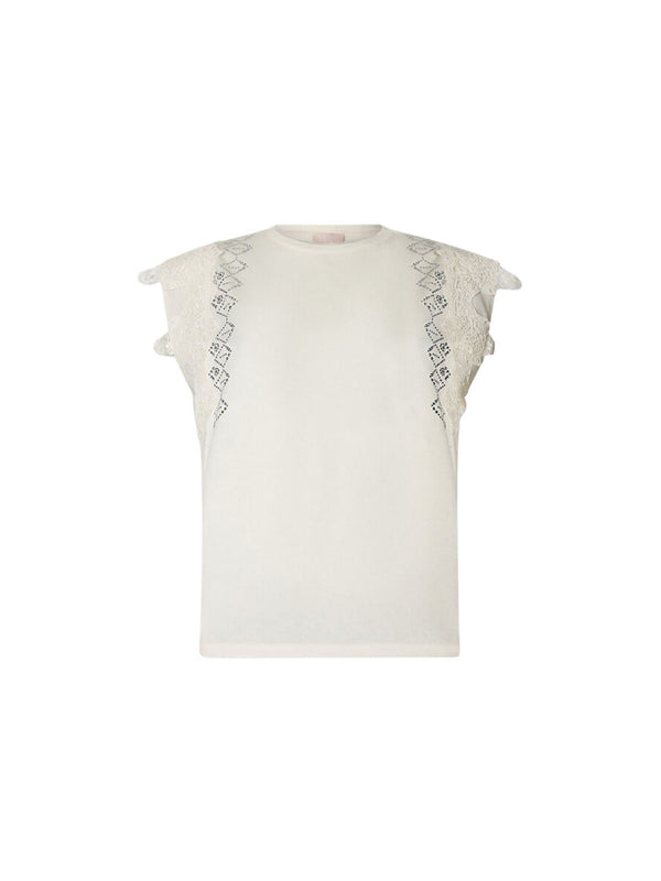 Liu jo T-shirt Bianco lana WA6311 J3885-10701